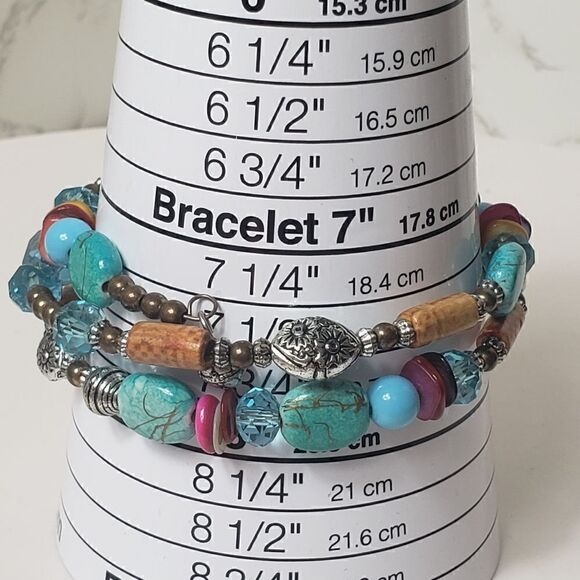 MEMORY WIRE Beaded Bracelet - Picture 4 of 6